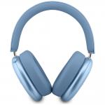Casti wireless Guess Metallic Effect Metal Script Logo, over the ear, Bluetooth 6.0, ENC, timp incarcare 2h, autonomie totala 26h, 200mAh, USB-C, Albastru 5 - lerato.ro