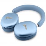 Casti wireless Guess Metallic Effect Metal Script Logo, over the ear, Bluetooth 6.0, ENC, timp incarcare 2h, autonomie totala 26h, 200mAh, USB-C, Albastru 6 - lerato.ro