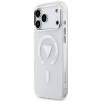 Husa Guess IML Gradient Triangle Logo cu MagSafe compatibila cu iPhone 18 Pro Max / 17 Pro Max, Transparent 3 - lerato.ro