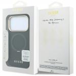 Husa Guess Ring Stand 360 Grained Classic Logo cu MagSafe compatibila cu iPhone 18 Pro / 17 Pro, Negru 9 - lerato.ro