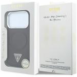 Husa Guess Triangle Logo cu MagSafe compatibila cu iPhone 18 Pro Max / 17 Pro Max, Burgundy 9 - lerato.ro
