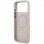 Husa Guess Triangle Logo cu MagSafe compatibila cu iPhone 18 Pro Max / 17 Pro Max, Roz 8 - lerato.ro