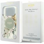 Husa Guess IML Flower Tonal Circle cu MagSafe compatibila cu iPhone 18 Pro Max / 17 Pro Max, Verde 9 - lerato.ro