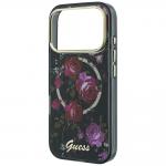 Husa Guess IML Glitter Blossom Roses cu MagSafe compatibila cu iPhone 18 Pro Max / 17 Pro Max, Negru 7 - lerato.ro