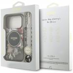 Husa Guess IML Flowers Pearl Strap cu MagSafe compatibila cu iPhone 18 Pro / 17 Pro, Negru 9 - lerato.ro
