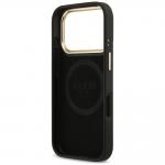 Husa Guess 4G Logo Plate cu MagSafe compatibila cu iPhone 18 Pro / 17 Pro, Negru 8 - lerato.ro