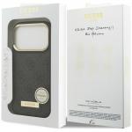 Husa Guess 4G Logo Plate cu MagSafe compatibila cu iPhone 18 Pro / 17 Pro, Negru 9 - lerato.ro