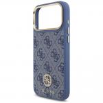 Husa Guess 4G Strass Logo cu MagSafe compatibila cu iPhone 18 Pro Max / 17 Pro Max, Albastru 7 - lerato.ro