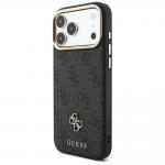Husa Guess 4G cu MagSafe, Wallet si Lanyard compatibila cu iPhone 18 Pro / 17 Pro, Negru 3 - lerato.ro