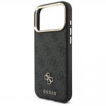 Husa Guess 4G cu MagSafe, Wallet si Lanyard compatibila cu iPhone 18 Pro / 17 Pro, Negru 7 - lerato.ro