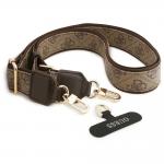 Husa Guess 4G cu MagSafe, Wallet si Lanyard compatibila cu iPhone 18 Pro Max / 17 Pro Max, Maro 9 - lerato.ro