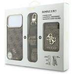 Husa Guess 4G cu MagSafe, Wallet si Lanyard compatibila cu iPhone 18 Pro / 17 Pro, Maro 10 - lerato.ro