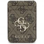 Husa Guess 4G cu MagSafe si Wallet compatibila cu iPhone 18 Pro / 17 Pro, Maro 10 - lerato.ro
