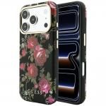 Husa Guess Blossom Roses Print cu MagSafe compatibila cu iPhone 18 Pro Max / 17 Pro Max, Negru 4 - lerato.ro