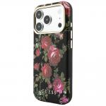 Husa Guess Blossom Roses Print cu MagSafe compatibila cu iPhone 18 Pro Max / 17 Pro Max, Negru 3 - lerato.ro