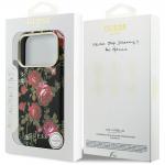 Husa Guess Blossom Roses Print cu MagSafe compatibila cu iPhone 18 Pro Max / 17 Pro Max, Negru 9 - lerato.ro