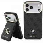 Husa Guess 4G cu MagSafe si Wallet compatibila cu iPhone 18 Pro / 17 Pro, Negru 2 - lerato.ro