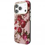 Husa Guess Blossom Roses Print cu MagSafe compatibila cu iPhone 18 Pro Max / 17 Pro Max, Roz 3 - lerato.ro