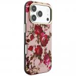 Husa Guess Blossom Roses Print cu MagSafe compatibila cu iPhone 18 Pro Max / 17 Pro Max, Roz 5 - lerato.ro