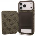 Husa Guess 4G Cardslots and Magnetic Closure Crossbody compatibila cu iPhone 18 Pro Max / 17 Pro Max, Maro 6 - lerato.ro