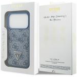 Husa Guess 4G Double Card Triangle compatibila cu iPhone 18 Pro / 17 Pro, Albastru 9 - lerato.ro
