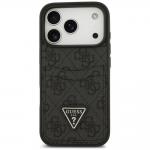 Husa Guess 4G Double Card Triangle compatibila cu iPhone 18 Pro / 17 Pro, Negru 2 - lerato.ro