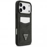 Husa Guess 4G Double Card Triangle compatibila cu iPhone 18 Pro Max / 17 Pro Max, Negru 5 - lerato.ro