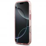 Husa Guess IML Flower Tonal Circle cu MagSafe compatibila cu iPhone 18 Pro Max / 17 Pro Max, Roz 6 - lerato.ro