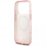 Husa Guess IML Flower Tonal Circle cu MagSafe compatibila cu iPhone 18 Pro Max / 17 Pro Max, Roz 8 - lerato.ro