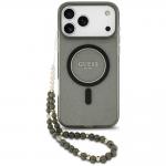 Husa Guess IML Glitter Pearl Strap cu MagSafe compatibila cu iPhone 18 Pro Max / 17 Pro Max, Negru 2 - lerato.ro