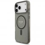 Husa Guess IML Glitter Pearl Strap cu MagSafe compatibila cu iPhone 18 Pro Max / 17 Pro Max, Negru 4 - lerato.ro
