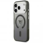 Husa Guess IML Gradient Triangle Logo cu MagSafe compatibila cu iPhone 18 Pro Max / 17 Pro Max, Negru 3 - lerato.ro