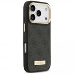 Husa Guess 4G Logo Plate cu MagSafe compatibila cu iPhone 18 Pro Max / 17 Pro Max, Negru 5 - lerato.ro