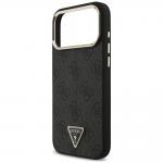 Husa Guess 4G Triangle Logo cu MagSafe compatibila cu iPhone 18 Pro Max / 17 Pro Max, Negru 7 - lerato.ro