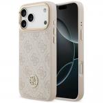 Husa Guess 4G Strass Logo cu MagSafe compatibila cu iPhone 18 Pro Max / 17 Pro Max, Roz 4 - lerato.ro
