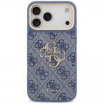 Husa Guess 4G Big 4G Classic Logo Big Strap Metal Buttons compatibila cu iPhone 18 Pro Max / 17 Pro Max, Albastru 4 - lerato.ro