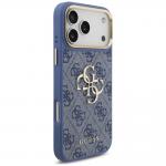 Husa Guess 4G Big 4G Classic Logo Big Strap Metal Buttons compatibila cu iPhone 18 Pro Max / 17 Pro Max, Albastru 5 - lerato.ro