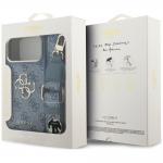 Husa Guess 4G Big 4G Classic Logo Big Strap Metal Buttons compatibila cu iPhone 18 Pro Max / 17 Pro Max, Albastru 10 - lerato.ro