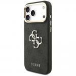 Husa Guess 4G Big 4G Classic Logo Big Strap Metal Buttons compatibila cu iPhone 18 Pro Max / 17 Pro Max, Negru 3 - lerato.ro