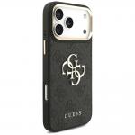 Husa Guess 4G Big 4G Classic Logo Big Strap Metal Buttons compatibila cu iPhone 18 Pro Max / 17 Pro Max, Negru 5 - lerato.ro