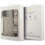 Husa Guess 4G Big 4G Classic Logo Big Strap Metal Buttons compatibila cu iPhone 18 Pro Max / 17 Pro Max, Roz 10 - lerato.ro