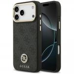 Husa Guess 4G Strass Logo cu MagSafe compatibila cu iPhone 18 Pro Max / 17 Pro Max, Negru 4 - lerato.ro