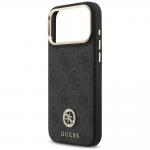 Husa Guess 4G Strass Logo cu MagSafe compatibila cu iPhone 18 Pro Max / 17 Pro Max, Negru 7 - lerato.ro