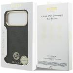 Husa Guess 4G Strass Logo cu MagSafe compatibila cu iPhone 18 Pro Max / 17 Pro Max, Negru 9 - lerato.ro