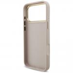 Husa Guess 4G Big 4G Classic Logo Big Strap Metal Buttons compatibila cu iPhone 18 Pro / 17 Pro, Roz 8 - lerato.ro