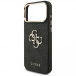 Husa Guess 4G Big 4G Classic Logo Big Strap Metal Buttons compatibila cu iPhone 18 Pro / 17 Pro, Negru 7 - lerato.ro