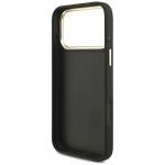 Husa Guess 4G Big 4G Classic Logo Big Strap Metal Buttons compatibila cu iPhone 18 Pro / 17 Pro, Negru 8 - lerato.ro