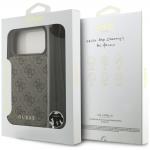 Husa Guess 4G Cardslots and Magnetic Closure Crossbody compatibila cu iPhone 18 Pro / 17 Pro, Maro 9 - lerato.ro