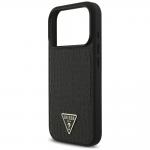 Husa Guess Croco Triangle Logo cu MagSafe compatibila cu iPhone 18 Pro / 17 Pro, Negru 7 - lerato.ro