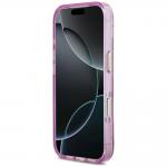 Husa Guess IML Glitter Flowers Triangle cu MagSafe compatibila cu iPhone 18 Pro Max / 17 Pro Max, Violet 6 - lerato.ro